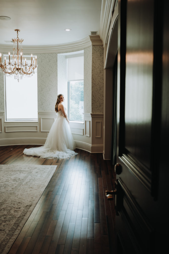 Bride in Bridal Suite