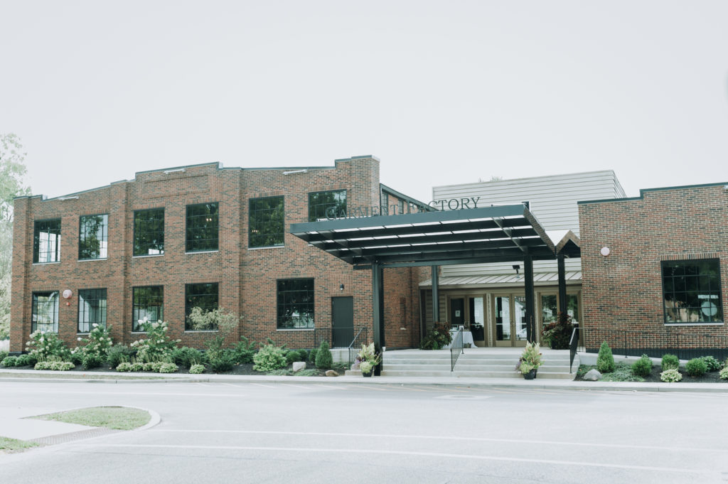 Wedding Day at The Garment Factory Franklin Indiana