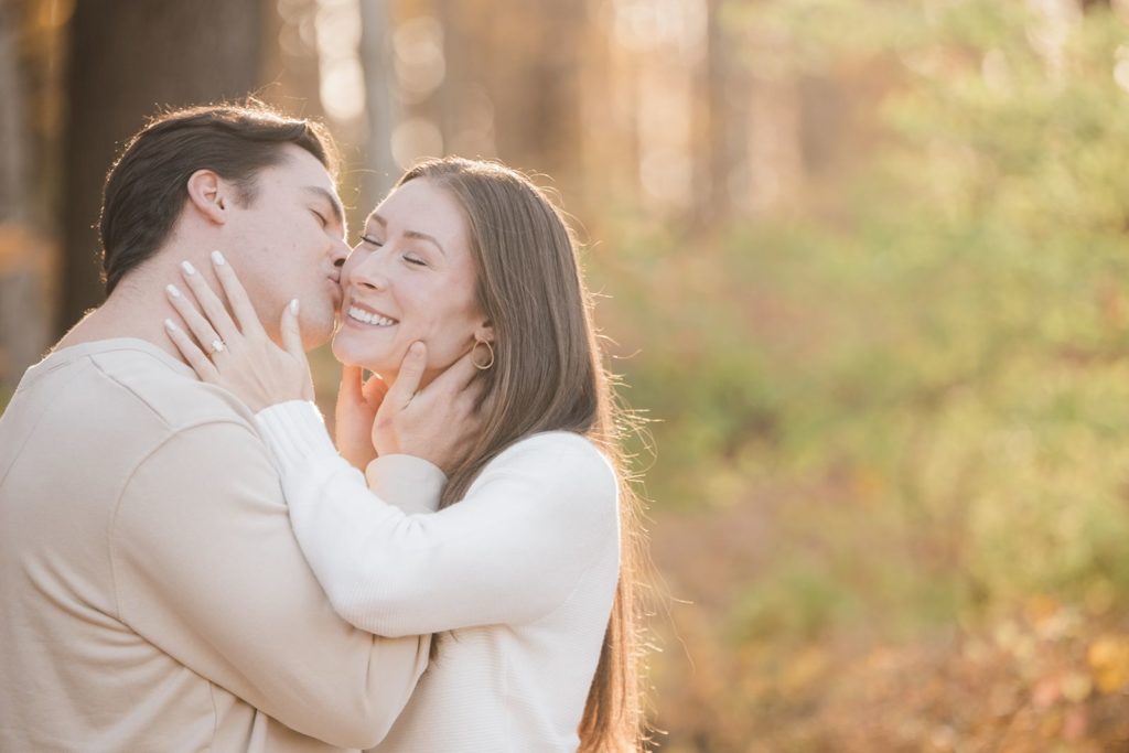 Fall Engagement session at Eagle Creek Park on the west side of Indianapolis