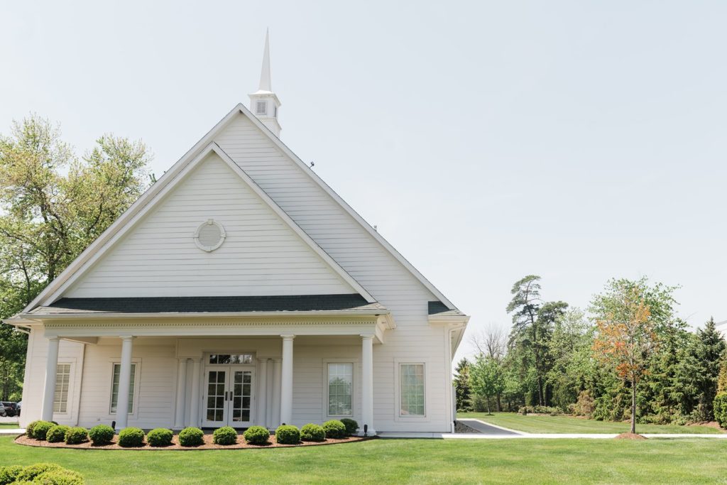 Photo of the exterior of the chapel at Ritz Charles in Carmel, Indiana.